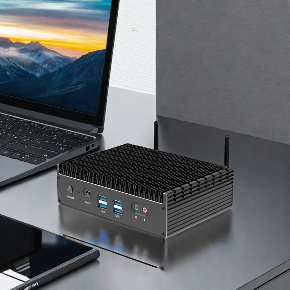 Pc Gaming I5 - NEUER Lüfterloser Mini-Gaming-PC Barebone Industrial I3