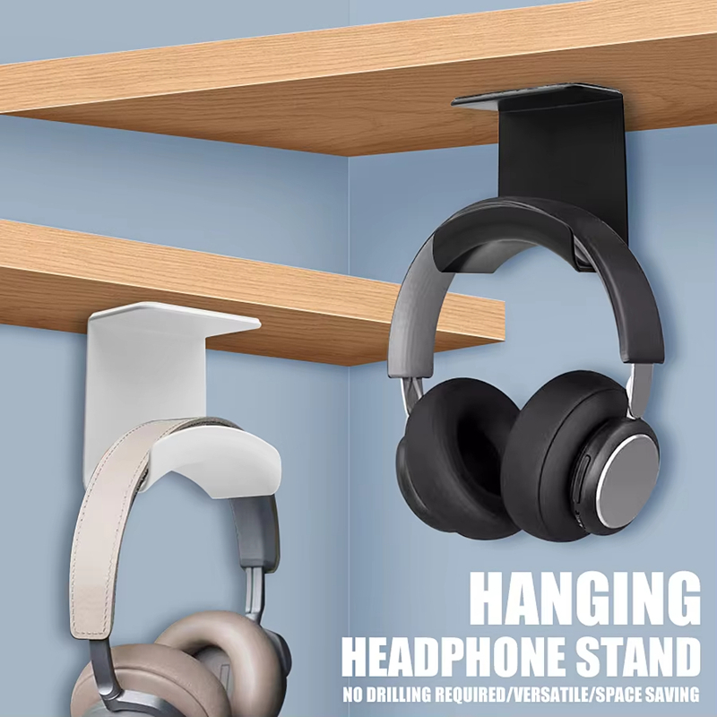 Gaming Headset - Universeller Kopfhörerständer, selbstklebender Kunststoff-Wandhalter, Headset-Halterung für