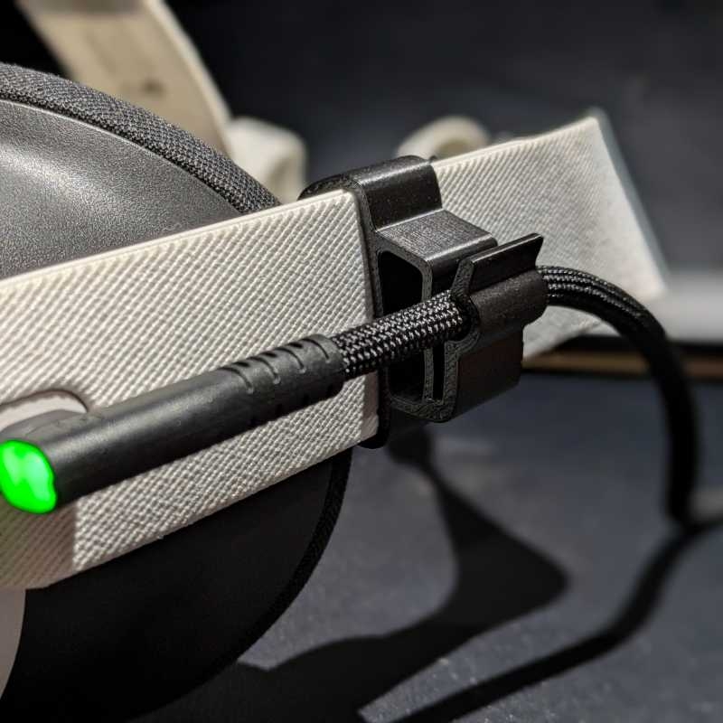 Gaming Headset - VR-Kabelmanagement-Clip für Headset-Kabelorganisation für ein komfortables