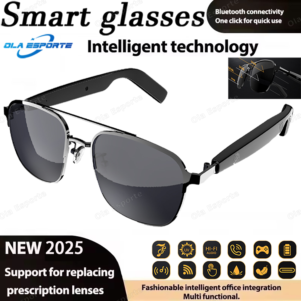 Gaming Headset - Smart Audio Brille Luftleitung Drahtlose Bluetooth
