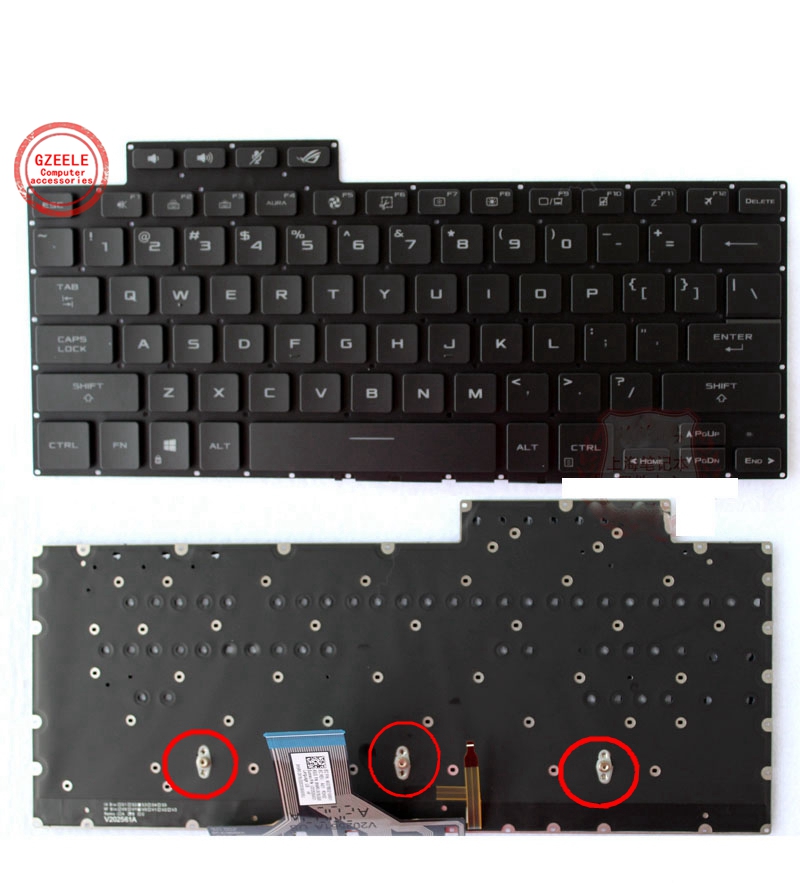 Pc Gaming Asus - Neue US-Tastatur mit Hintergrundbeleuchtung für ASUS