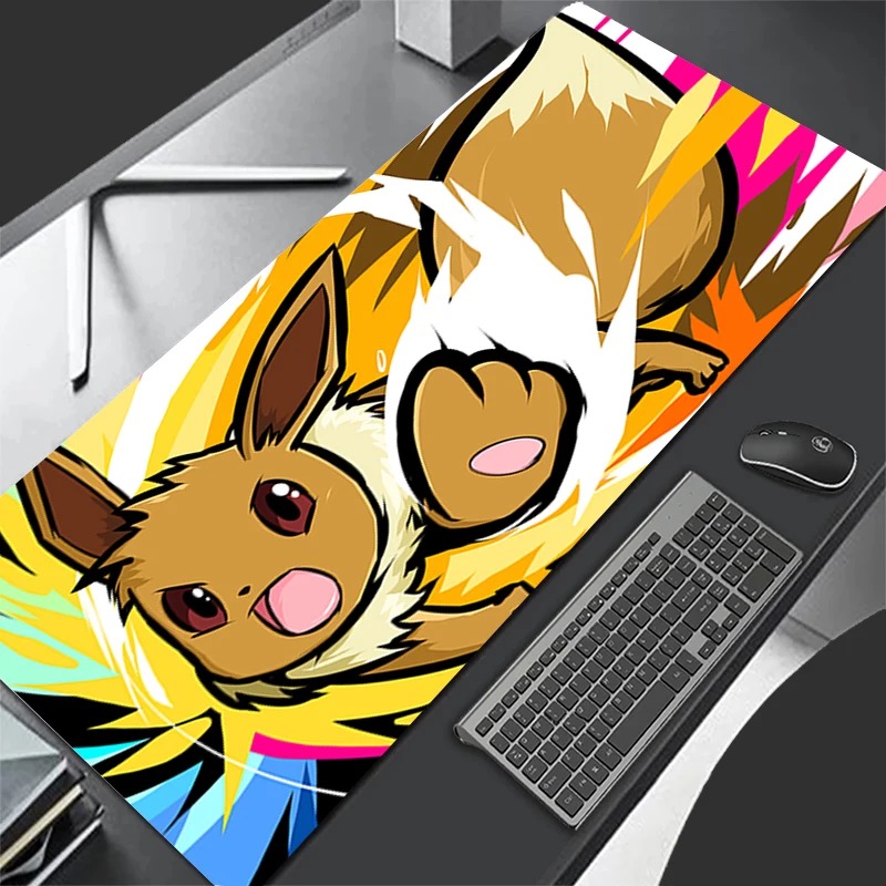 Pc Gaming Sultan - P-Pokemon Eevee Anime Gaming-Mauspad, erweiterte rutschfeste