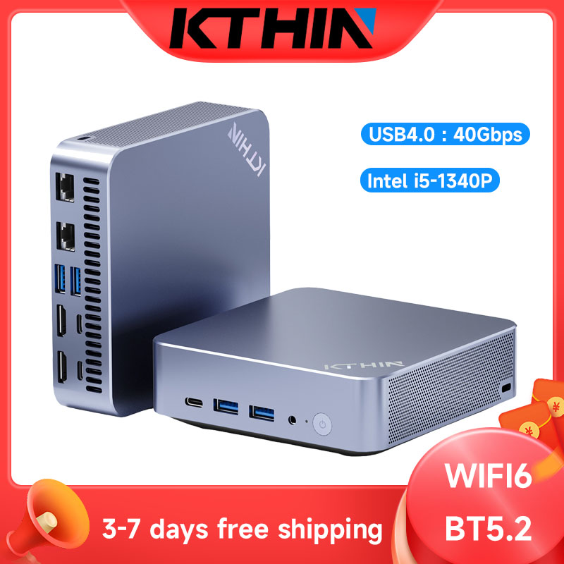 Pc Gaming I5 - Mini-PC Computer i5-1340P WIFI6 BT5.2 Mini-Gaming-PC
