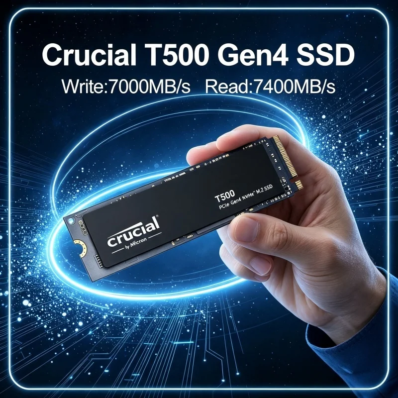 Crucial T500 1TB NVMe M.2 SSD  – Pc Gaming Ps5 Bewertung und Preis