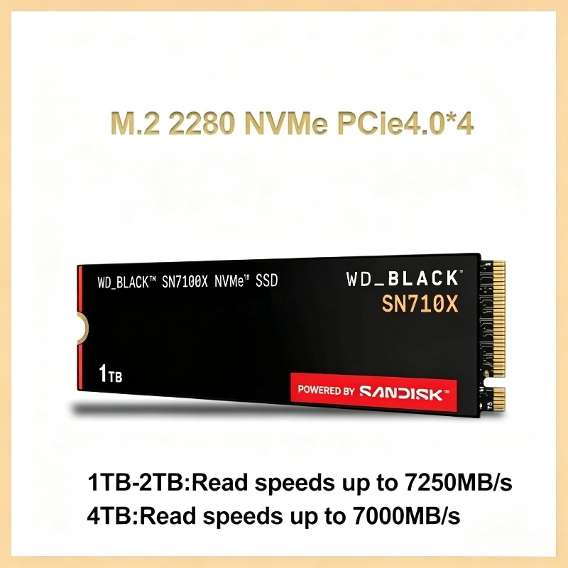 WD BLACK SN7100X 1TB/2TB/4TB N – Pc Gaming Ps5 Bewertung und Preis