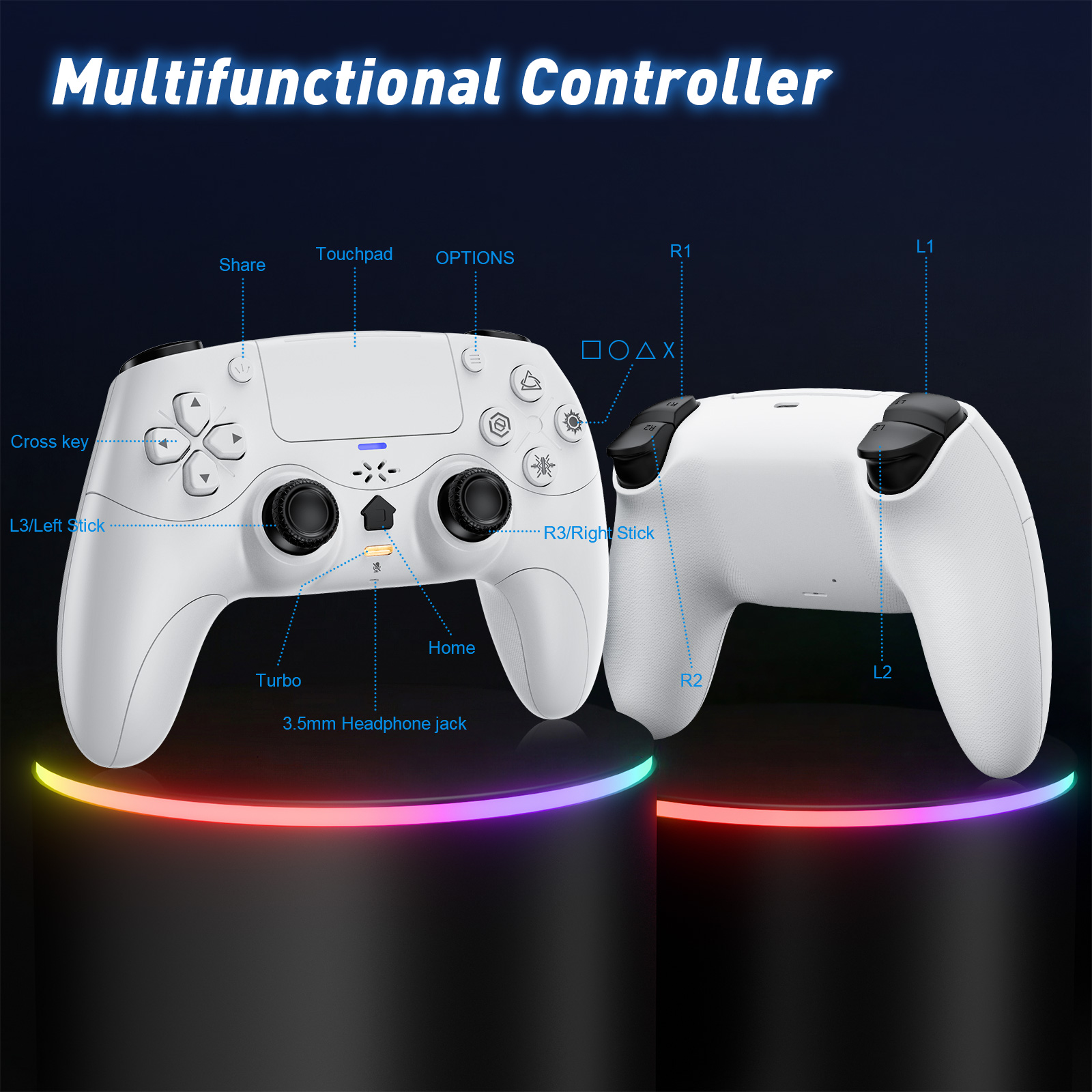 Kabelloser Gamepad-Controller  – Pc Gaming Ps5 Bewertung und Preis